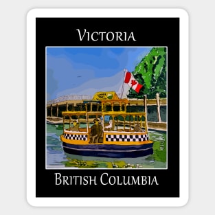 Adorable water taxis in Victoria British Columbia Sticker
